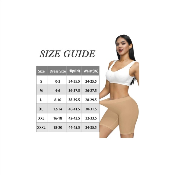 Simiya Slip 1 Shorts for Women Comfortable Seamless Smooth Slip Shorts - Picture 4 of 4